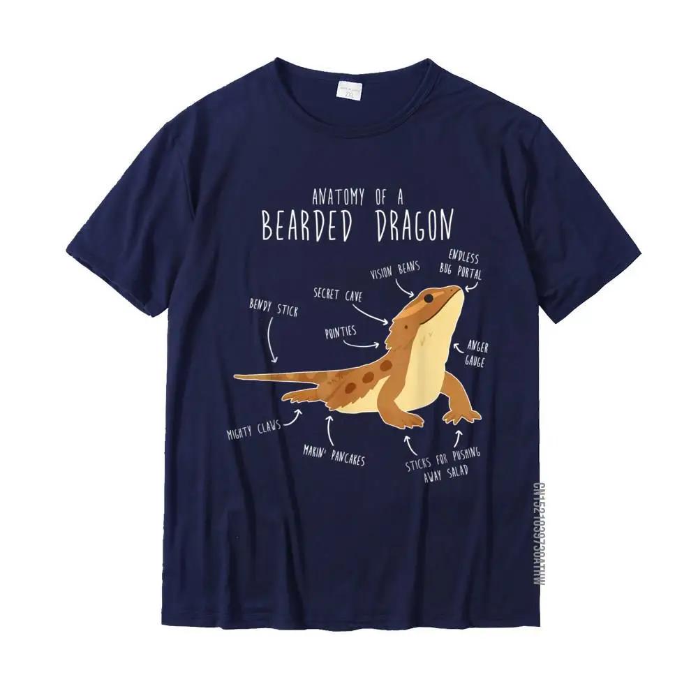 Anatomy Of A Bearded Dragon Funny Pet Reptile Lover T-Shirt Fashionable Young Tshirts Cotton Tops T Shirt Normal