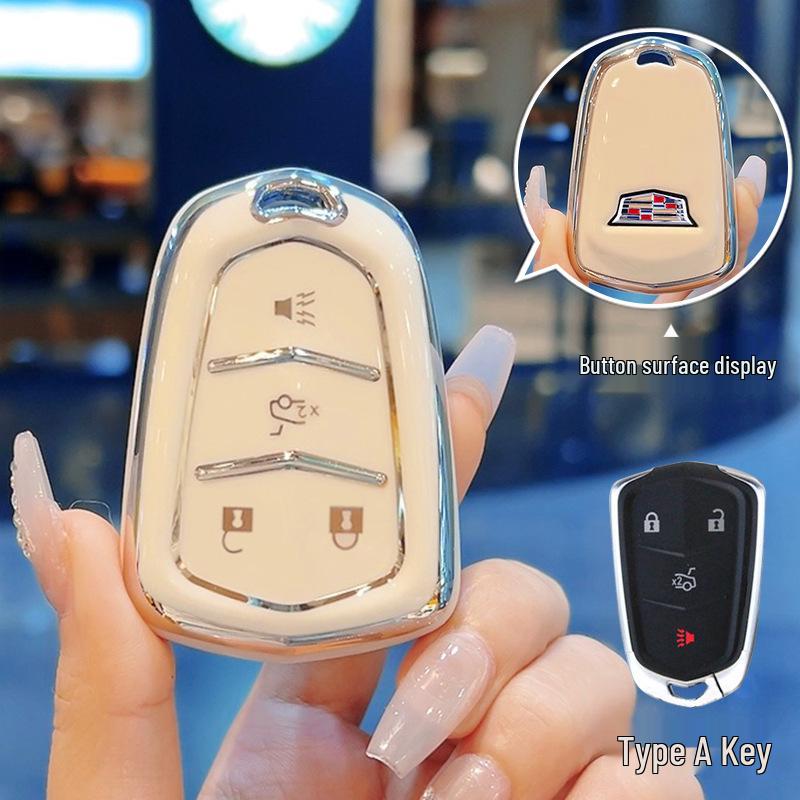 Cadillac Schlüsseletui für XT4, XT5, CT5, CT6, CT4, ATSL und GT4 - Speziell für Frauen entwickelt