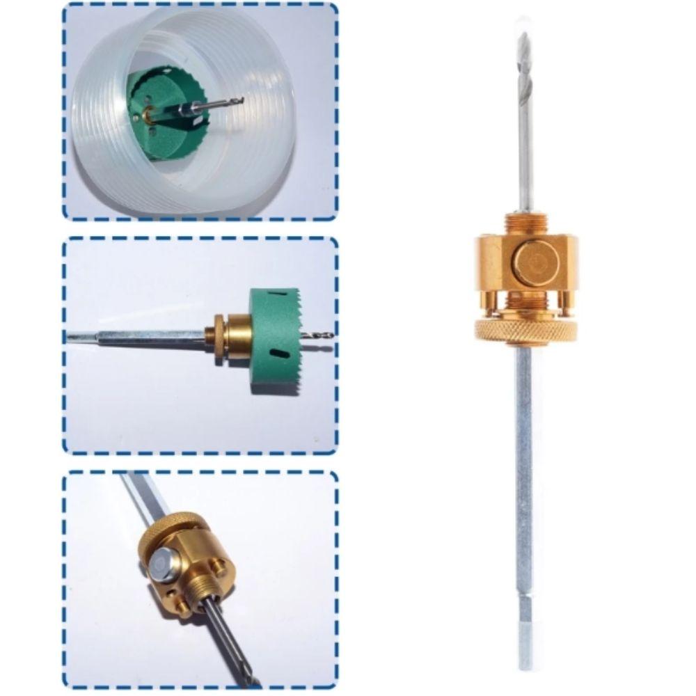 Quick-Release Mechanism Hole Saw Hexagon Shank Drill Bit Quick-Release Hole Opener  Wood Working