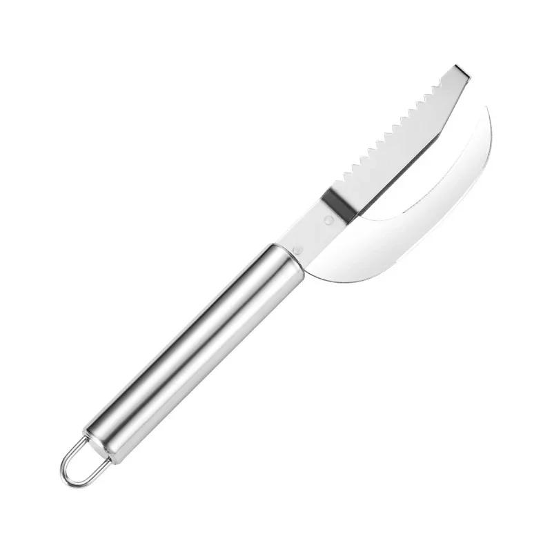 

Скребок для рыбьей чешуи Щетка для терки для рыбной чешуи Инструмент для морепродуктов Быстрое удаление Рыболовный нож для чистки Очиститель Ножи для чистки Очиститель Кухонный гаджет