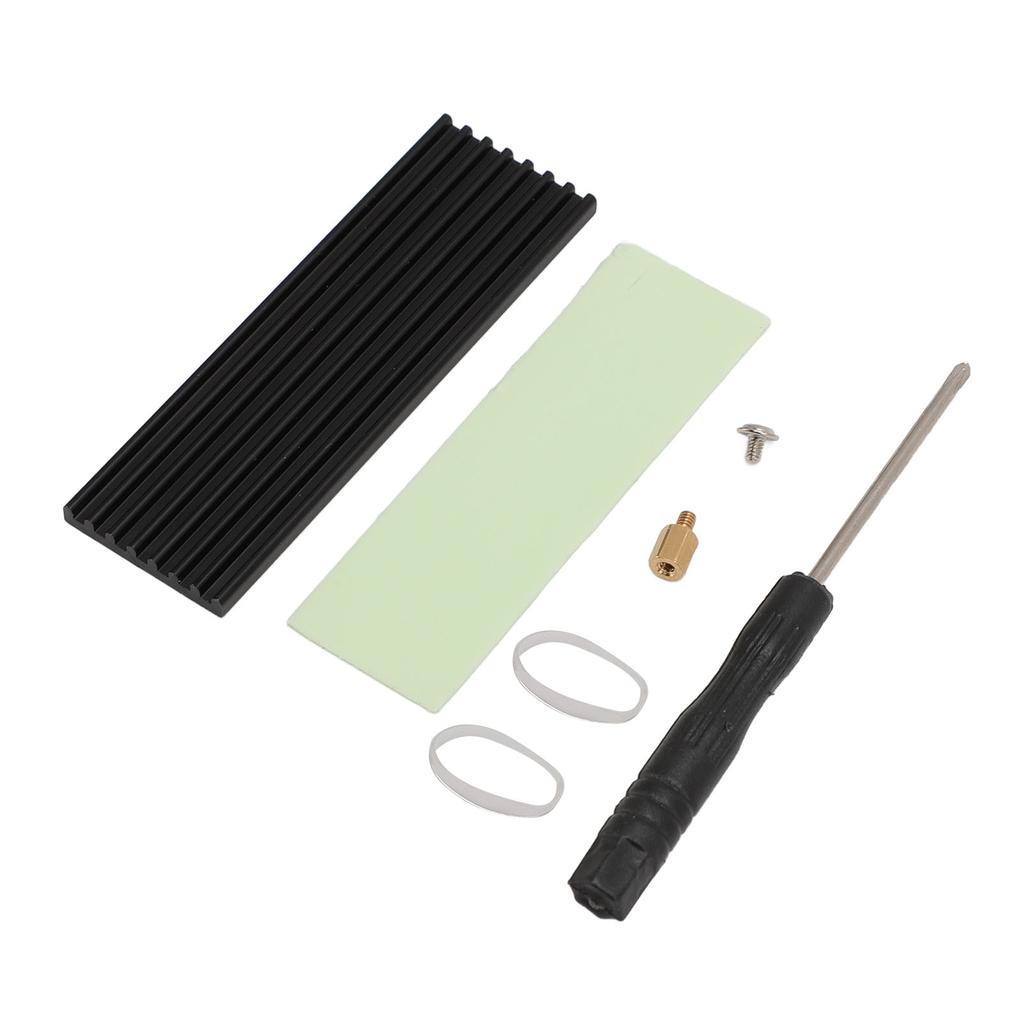 SSD Heatsink Aluminum Efficient Cooling Hard Drive Heat Sink for M.2 2280 Solid State Drive for Laptop PC