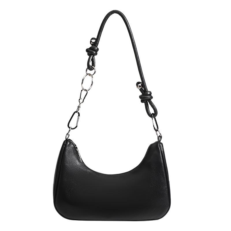 Women's 2025 Spring/Summer Fashion Textured Underarm Bag - Versatile Single Shoulder Dumpling Bag