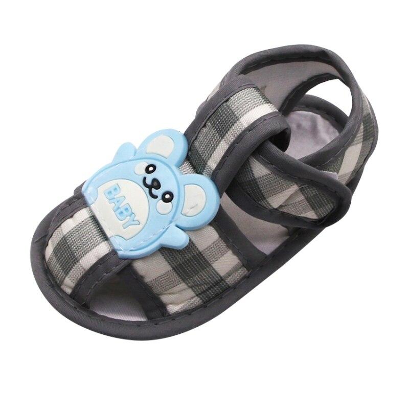 Noworodkowe buty dla dziewczynki Wygodne miękkie podeszwy Cartoon Wzór Hollow Sandały Casual Bawełniane buty Maluch Pierwsze chodziki