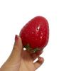 1/3 Stück Erdbeerform Wiederverwendbare Leere Plastikflasche Tiegel Probenflasche Gesichtscreme Handcreme Aufbewahrungstopf Lippenpeeling-Behälter