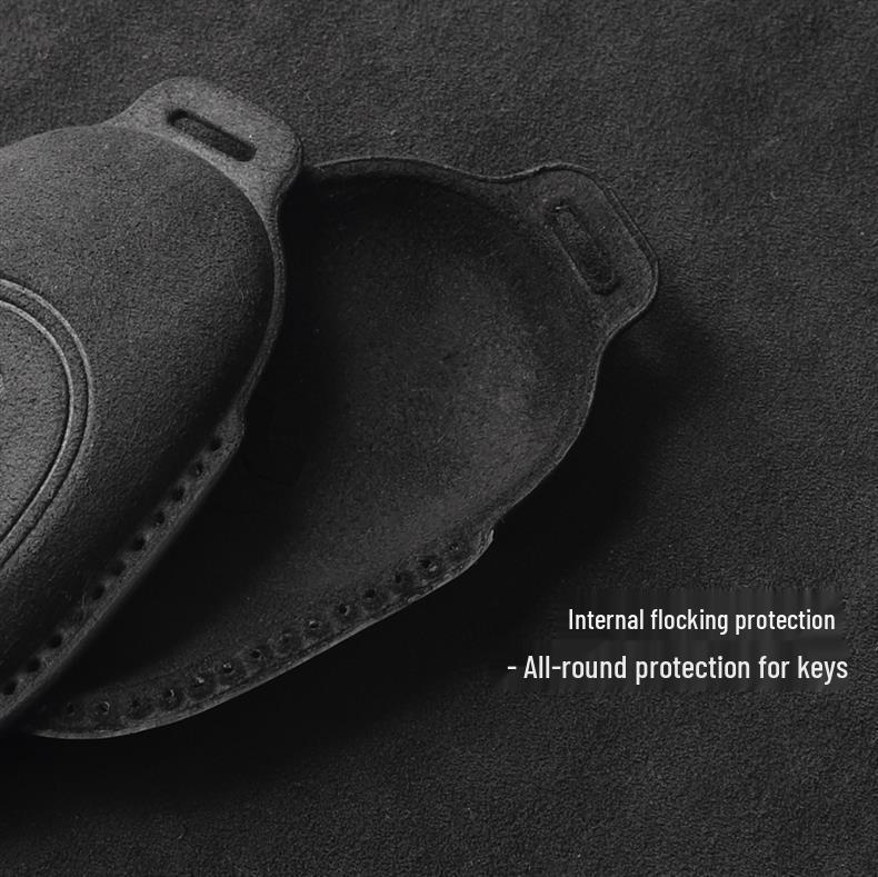 Lynk & Co 08 Key Case Pro: Full Coverage Halo Suede Protective Car Keyring