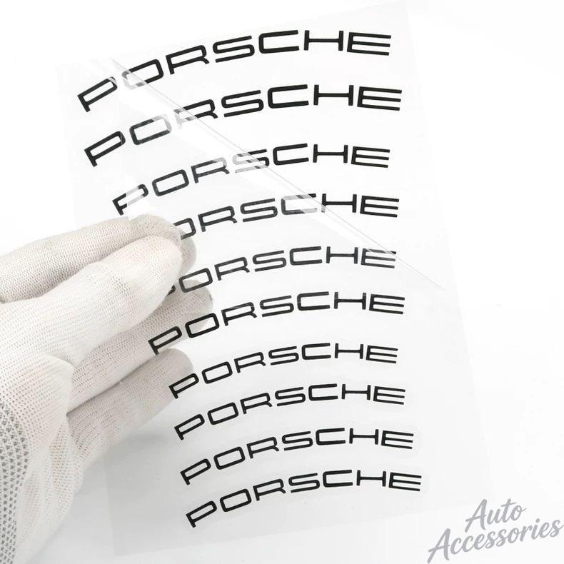 Hbcr1 Adesivo Pinza Freno Auto Impermeabile ad Alta Temperatura Per Porsche Cayenne Panamera Macan 911 Taycan Boxster Cayman Pajun