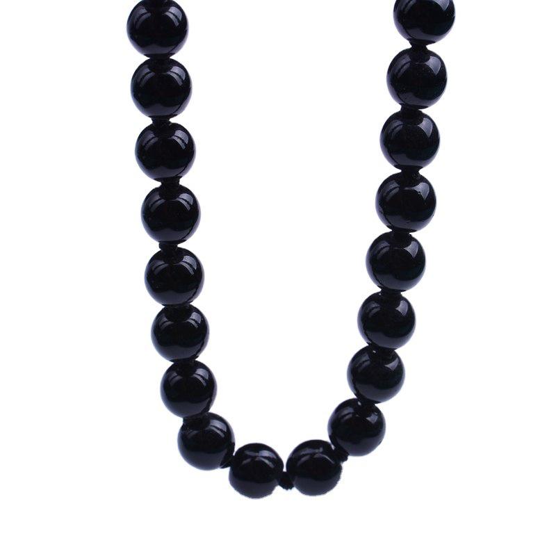 Women's European & American Fashion Imitation Pearl Multilayer Necklace - Simple Knotted Long Sweater Chain
