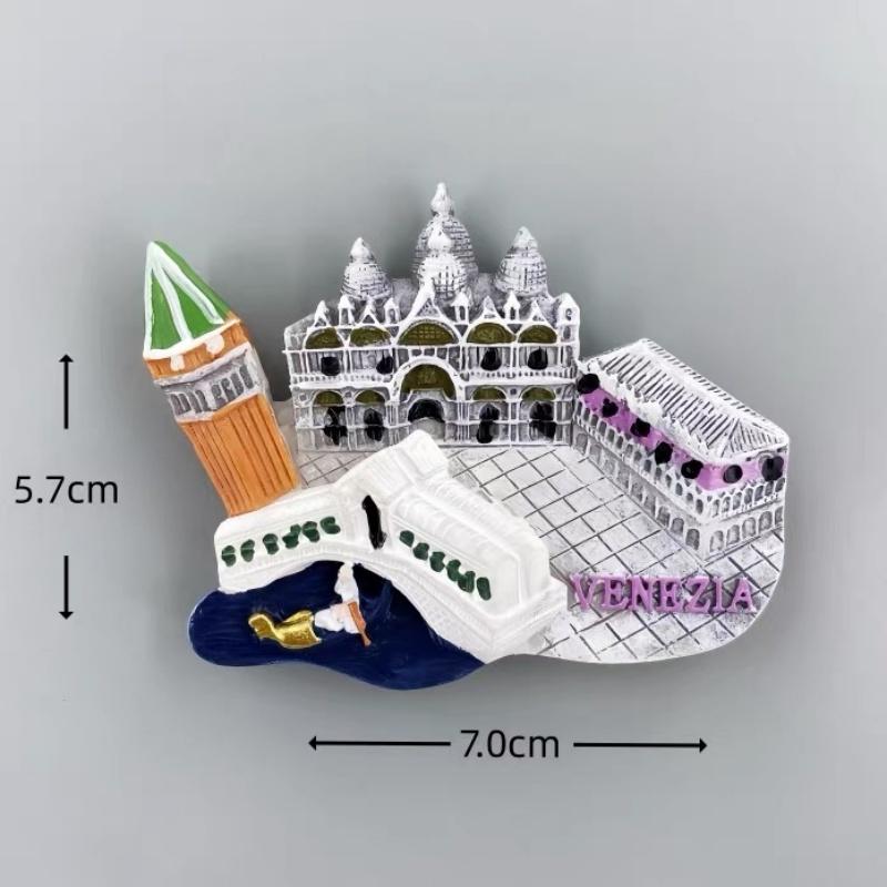 Italy 3D Fridge Magnets, Travel Souvenir Fridge Magnets, Handmade Fridge Magnets, Decorative Fridge Magnets