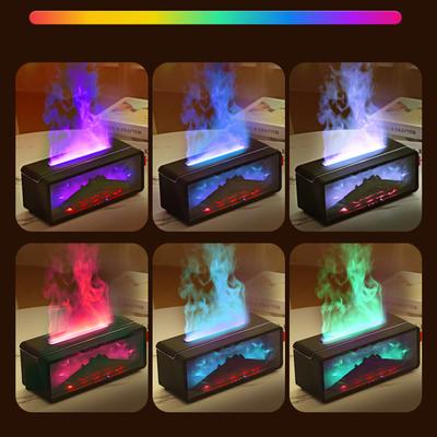 1Pc New Simulation Fireplace Flame Aromatherapy Machine Humidifier Small Air Home Silent Bedroom Office