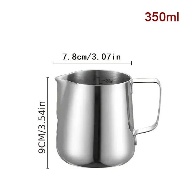 

Мерный стакан из нержавеющей стали с внутренней шкалой, кухонные весы, чашка для жидкости, чашка для цветов, кухонные принадлежности 350/600/1000 мл 350-1000ml