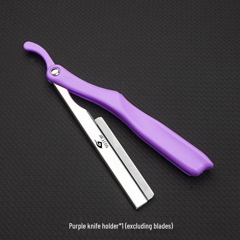 Classic Barbershop Razor: Manual Shaver for Head, Sideburns, and Trim
