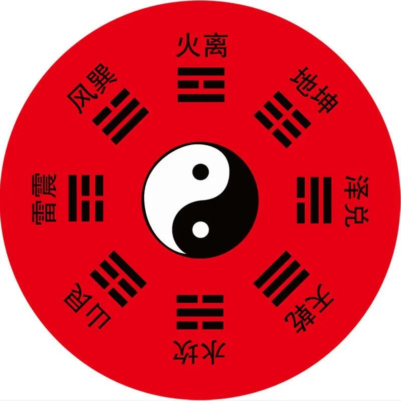 Taoistisches Tai Chi Bagua Teppich Meditationskissen Zen Matte Gang Decke Anti-Rutsch Chinesisches Wohnzimmer Übung 60X60cm
