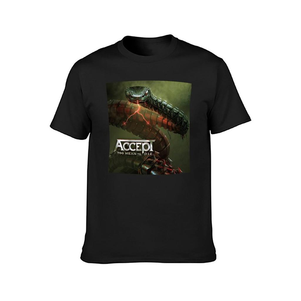 Accept Band T-Shirt Geschenke für Freund Vintage Grafik T-Shirt Baumwolle Herren T-Shirts Herrenmode