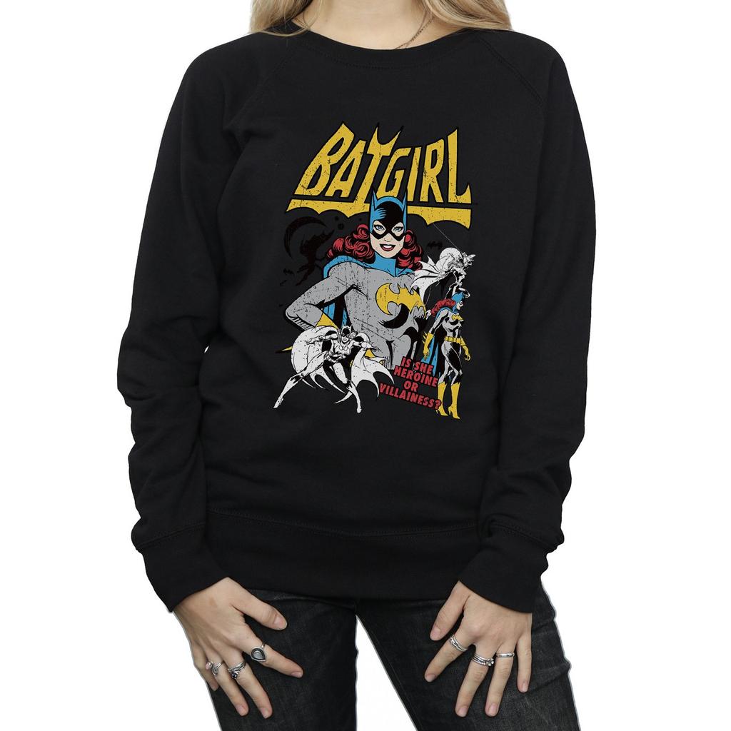 DC Comics Womens/Ladies Heroine Or Villainess Batgirl Sweatshirt