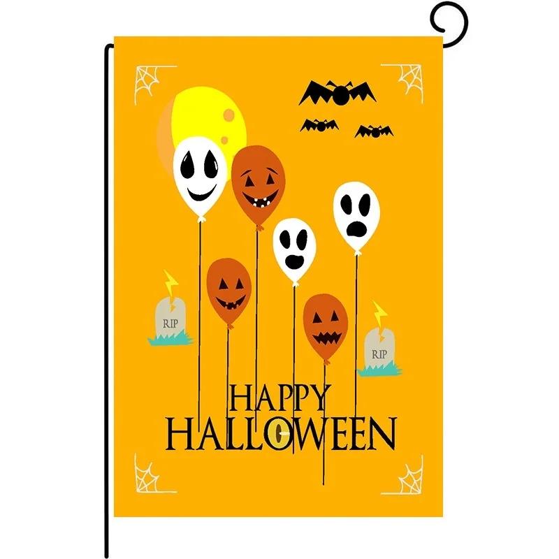 Christmas Halloween Thanksgiving Garden Flag Welcome Party Festival Home Hanging Banners Decor 47X32cm