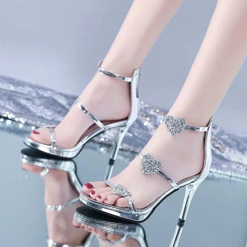 Fashion Wedge With Platform Waterproof Diamond Sandals for Women Summer 2025 Woman Shoes Sales Comfortable The Best on Offer Sandal Sale