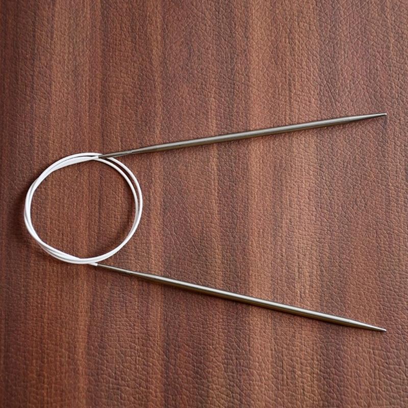 Rotating Swivels Cable Flexible Interchangeable Knitting Needle Cable 20/30/40/50/60/80/100cm for Craft Projects