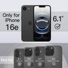 Coque de protection - BOOLING - iPhone 16e - Silicone Doux - Ultra Slim - Antichoc Noir