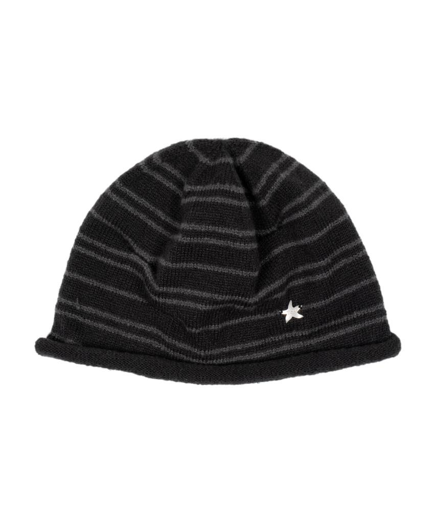 THE COLDEST MOMENT Tcm Stripe Bottle Beanie (Charcoal/Grey)