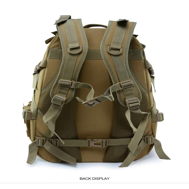 1Pc  Tactical Backpack for Men Camping Hiking Backpacks Reflective Outdoor Travel Bags Survival Climbing Rucksack Bag