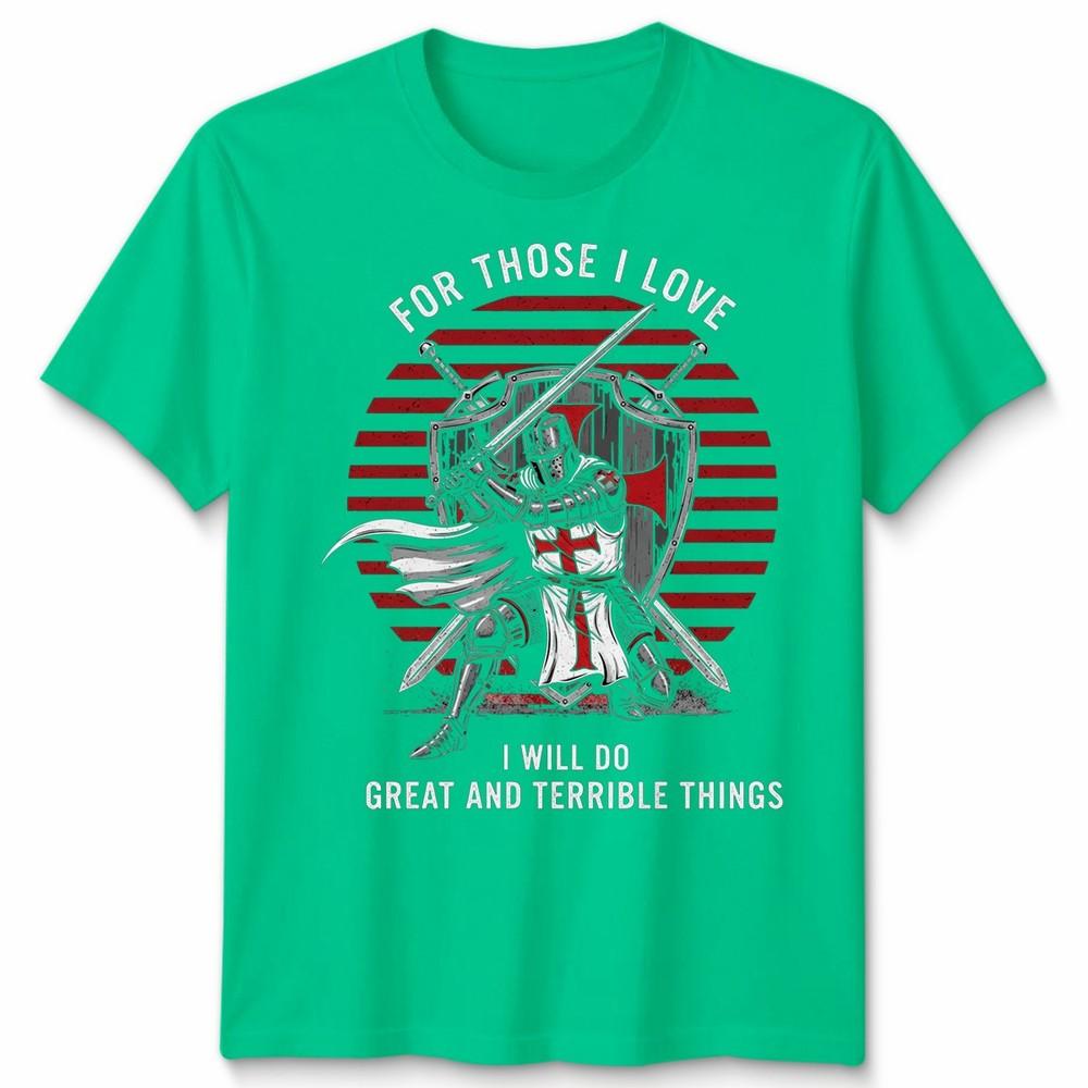 Knights Templar St Georges Fathers Day Unisex Tshirt 100 Cotton S