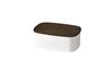 Tatsumiya Garden Wappa Bento Leaf Product 30384 One-Tier Box, Green, Size Approx. W16.3cm, D10.8cm, H6.4cm, Code