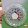 Round Plastic Thermometer for Windows and Doors - Simple Pointer Design for Indoor/Outdoor Use