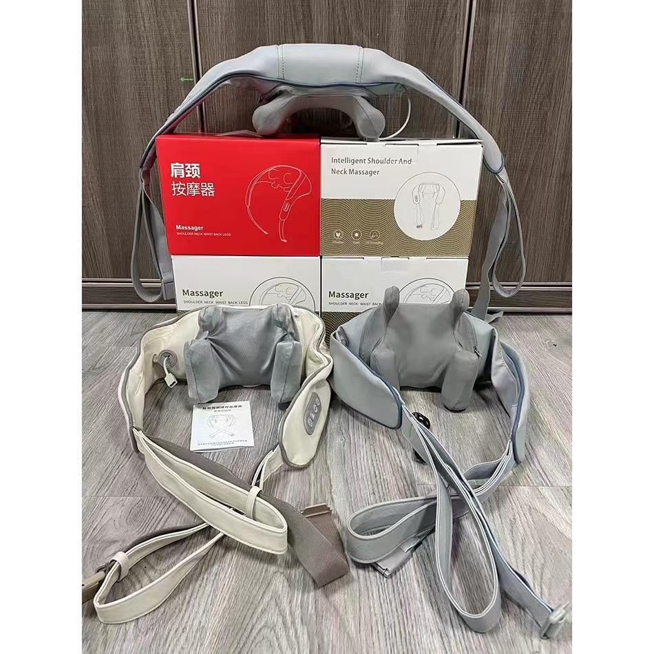 Electric Kneading Hot Compress Massage Shawl Trapezius Cervical Spine Massager Unclogging Shoulder Neck Massager