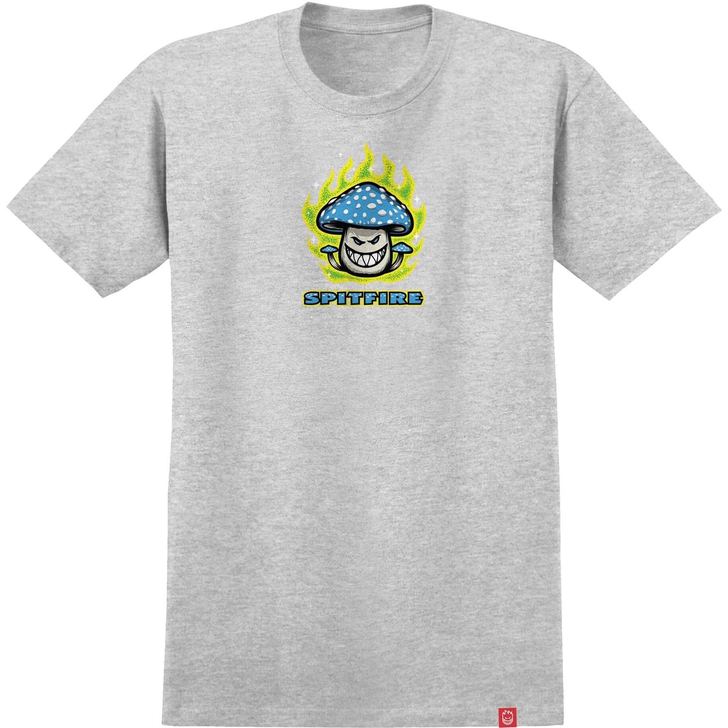 Spitfire Wheels Shirt Mushroom Bighead Heather Grey 2XL