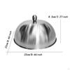 Burger Cover Cheese Melting Dome Griddle Accessory Heavy Duty Stainless Steel Food for Outdoor