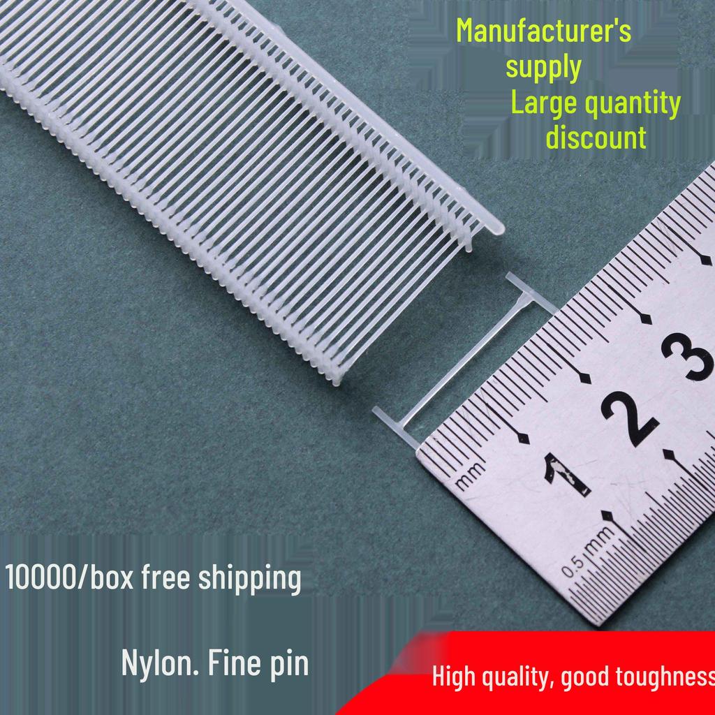 Durable Nylon T-End Fine Tag Pins for Apparel Label Guns - Strong and Break-resistant