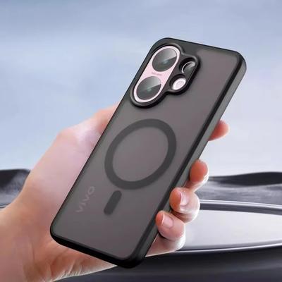 Pro VIVO X200 FE Magsafe Magnetický Akrylový Matný PC Tvrdý Kryt Pro VIVO S30 Pro Mini Nárazuvzdorný Průhledný Kryt Tvrdý Nárazník