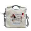 Embroidery cute dachshund dog bucket bag women's new mobile phone bag versatile commuter shoulder messenger bag