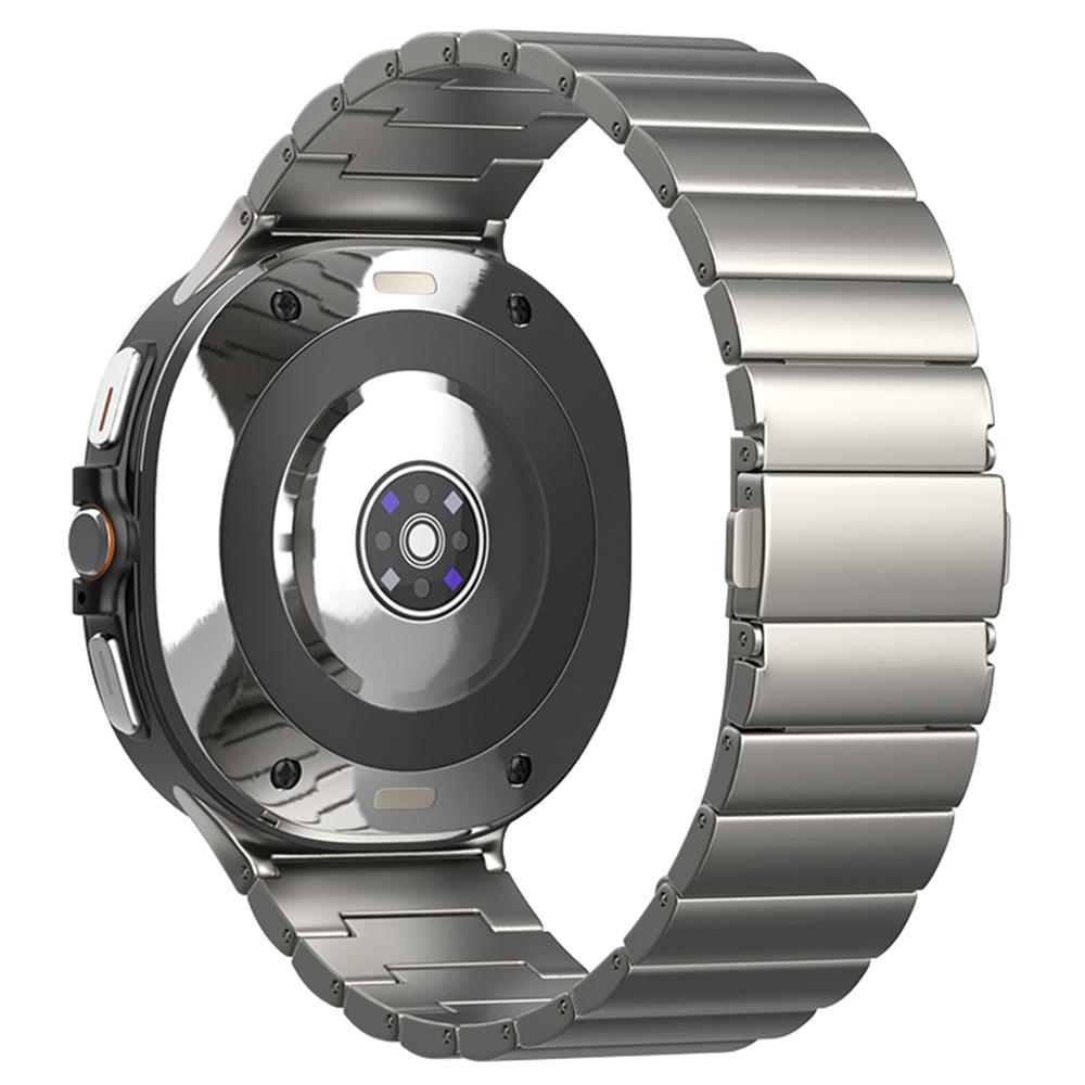 Armband för Samsung Galaxy Watch8 44mm/40mm/Watch8 Classic 46mm Titan 1-radigt klockarmband