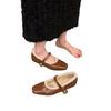 Flat Autumn and Winter Plush Cotton Shoes Single Shoes Women's Shoes 2025 New Square Head Black Mary Jane Evening Shoes