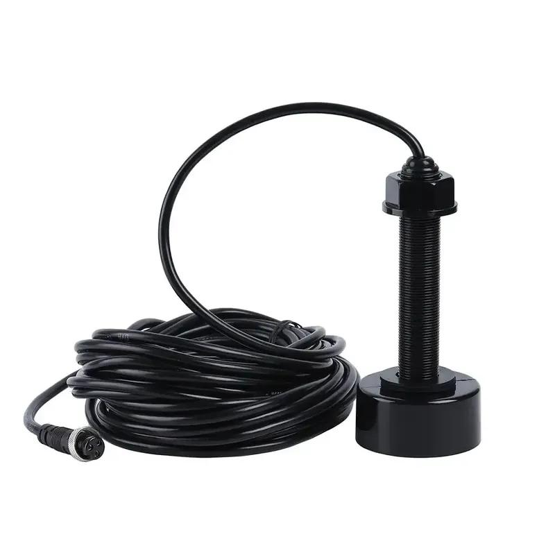 Matsutec TD-28 with Cable 10M Sonar Small Waterproof Transducer Depth Transducer 50&200KHz thru 600W marine echo sounder transdu 3Pin Transducer