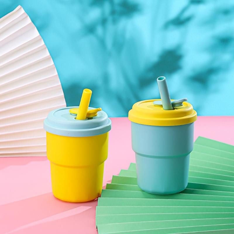 Soft Tone Leak Resistant Water Container PP Drinkware with Lid