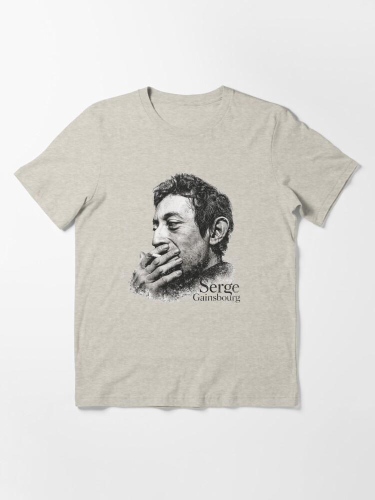 Jane Birkin Serge Gainsbourg Monochrome Portrait Essential T-Shirt