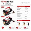 YB-40 DC Portable Oil Transfer Pump - 12V/24V Self-Priming Electric Diesel Extractor
