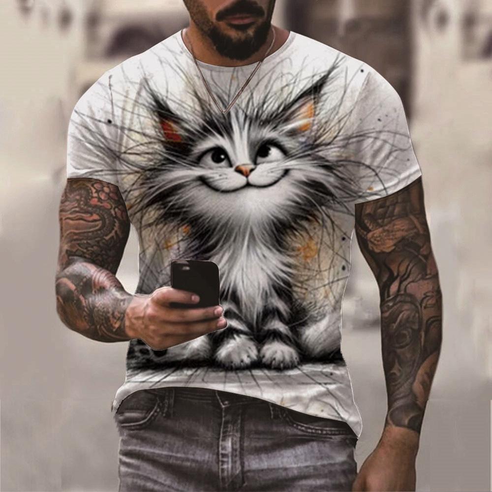 

Футболки с черепом для мужчин, новинка, 3D-принтованные рубашки, летний графический топ XXL