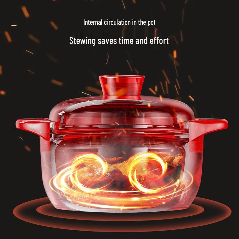 Crack-Resistant Ceramic Soup Pot
