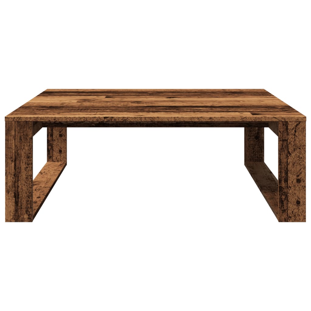  Coffee Table, Old Wood Color, 100x100x35 Cm