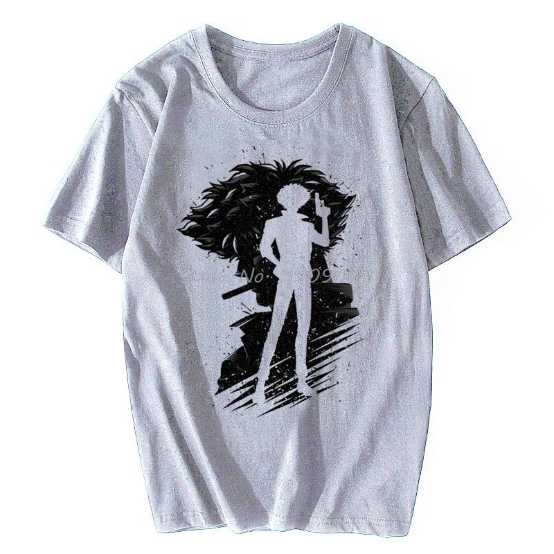 Bounty Hunter Cowboy Space Bebop Spike Spiegel Funny Anime Tshirt Men Cotton Casual Funny T Shirt Unisex Streetwear T-shirt