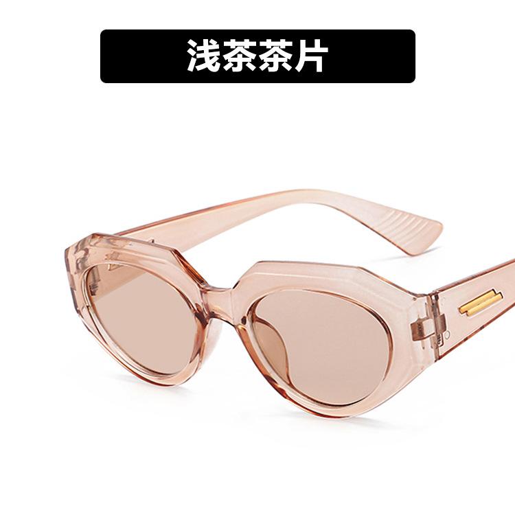 Vintage Cateye polygon Sunglasses Women Sexy Retro Cat Eye Sun Glasses Brand Designer Colorful Eyewear Female