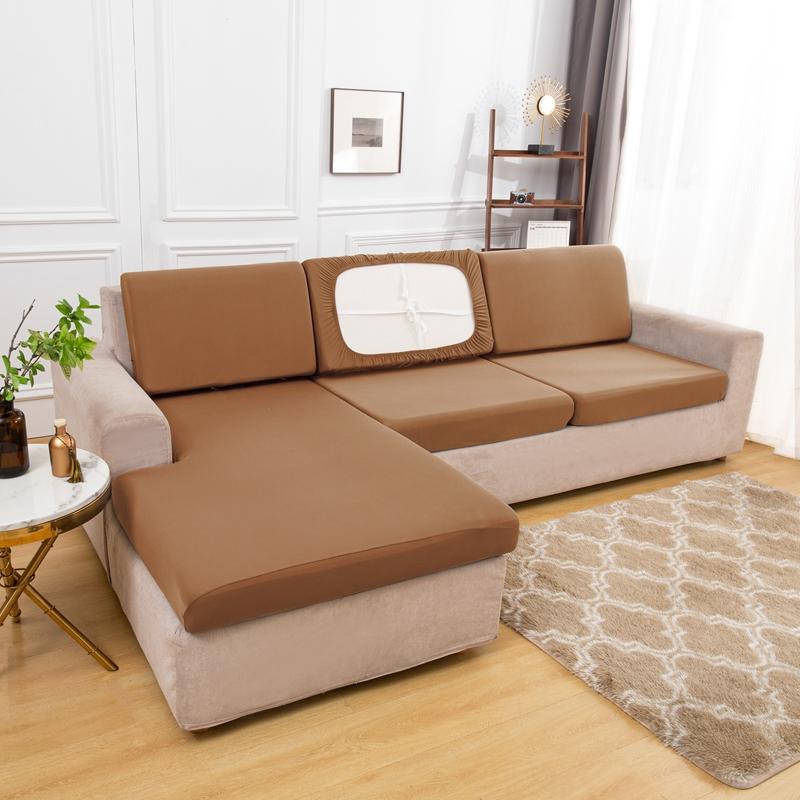 Silk Summer Sofa Cushion Cover Seat Back Pad Cover 2025 Home Living Room Couch Cover Soft Protector