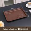 LeleJia Household Rectangular Plastic Tray