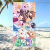 Nekopara Galgame Beach Towel Anime Cat Girl Microfiber Quick Dry Soft Skin Friendly Gym Sports Towel Stylish Beach Accessories