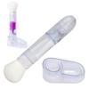 Nail Dust Brush 2 in 1 Multifunction Utilities Comfortable Grip Convenient Fast Loose Powder Brush