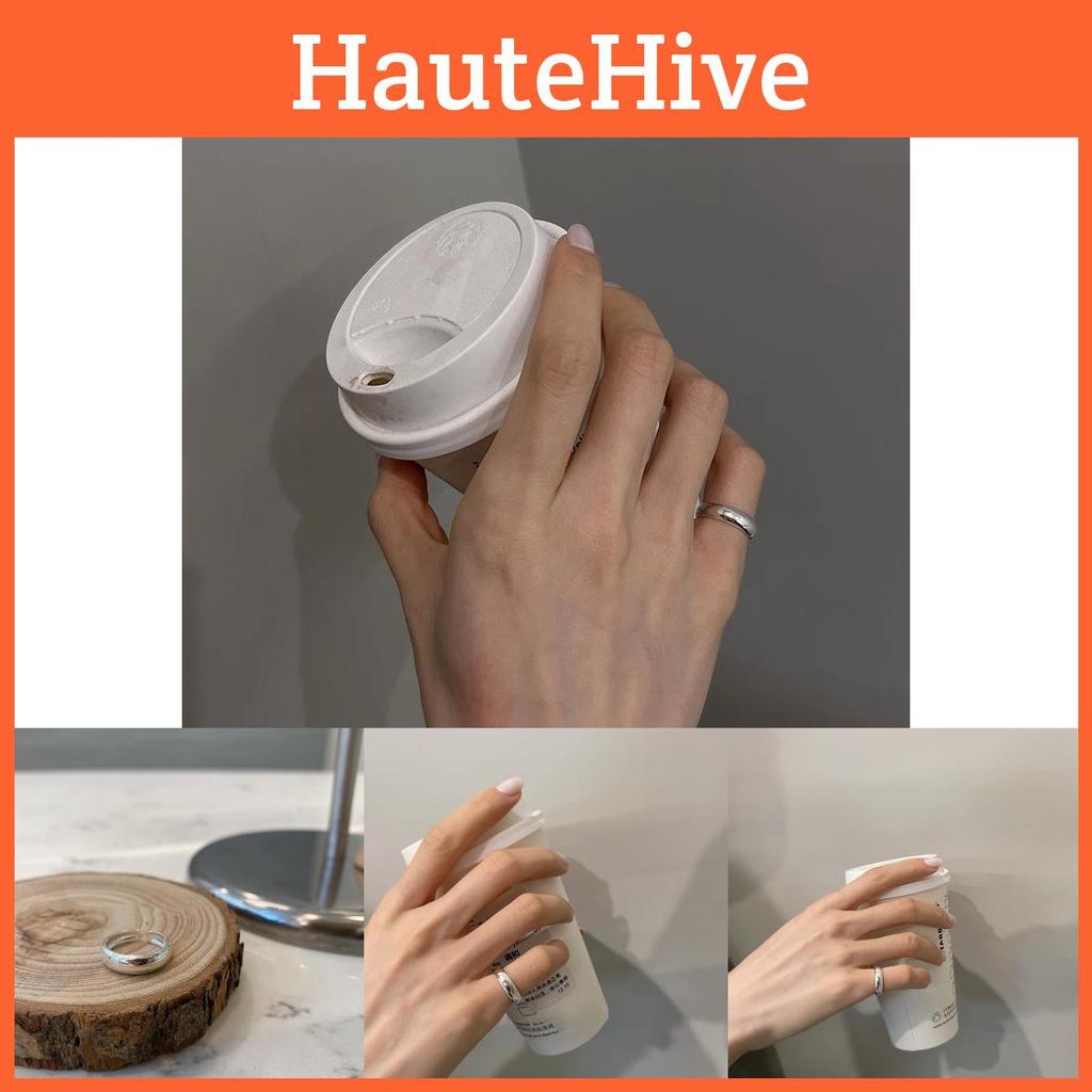 Adjustable Fashionable Open Ring Featuring Geometric Design For Women Ideal For Summer