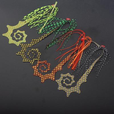 4PCS Silicone Squid Skirts Seawater Spinnerbait Trailer Buzzbait Rubber Slider Jig Lures Fishing Octopus Skirt Pike Streamer